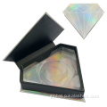 China custom logo magnetic lashes case diamond eyelash boxes Supplier